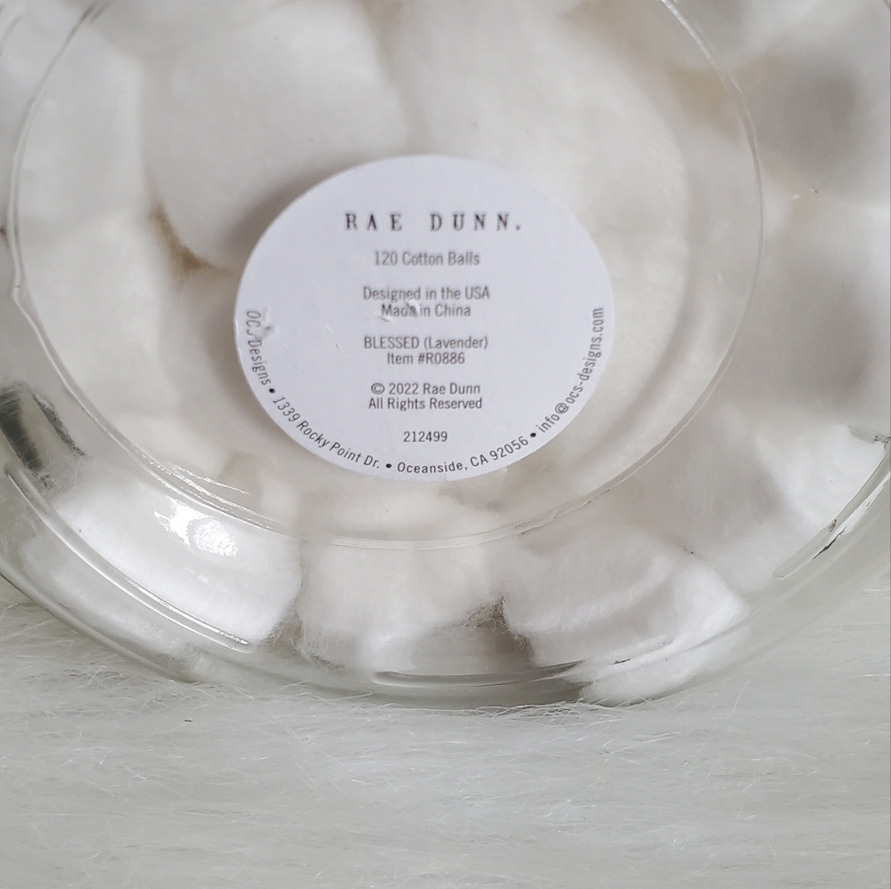 Rae Dunn Blessed 120 Cotton Ball - Picture 4 of 6